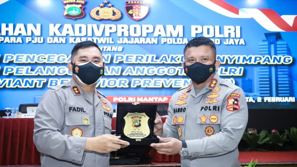 Propam Polri Usul Diberi Kewenangan Selidiki Tindak Pidana Anggota