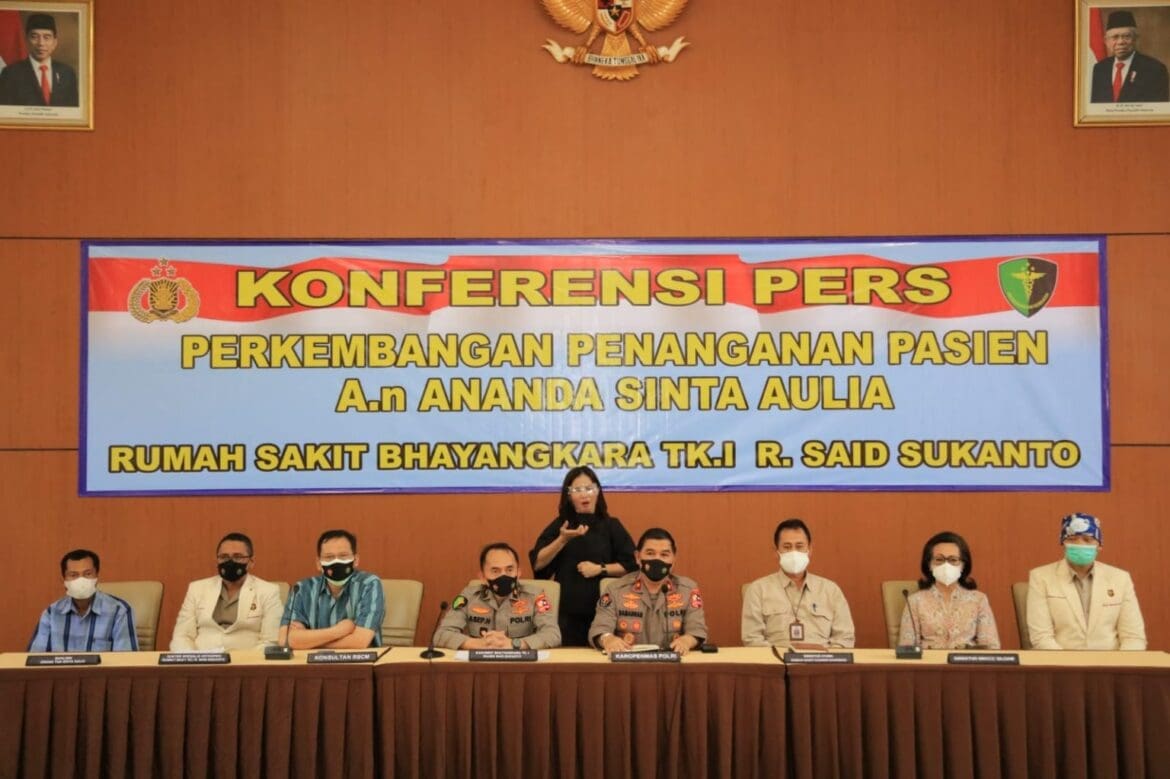 Optimalkan Kesembuhan Sinta Aulia, RS Polri Bentuk Tim Berisikan Ahli dan Pakar