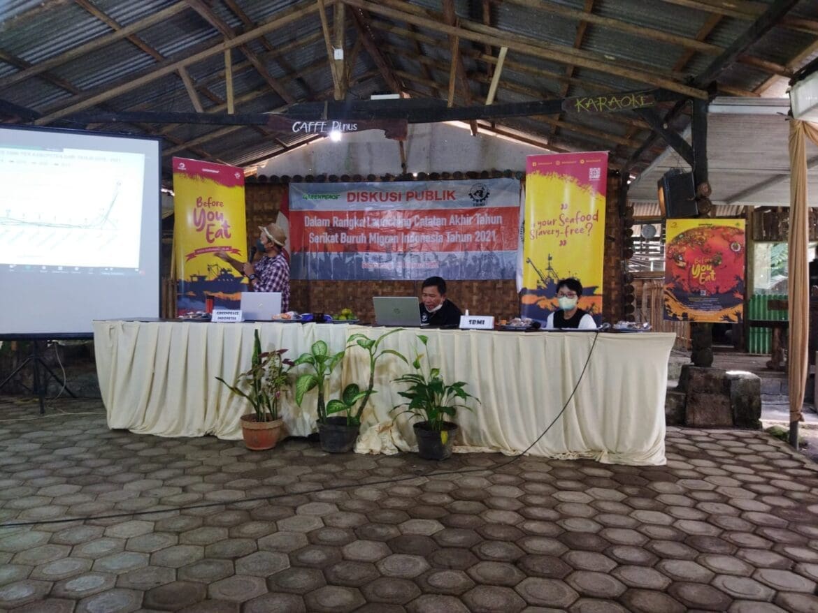 Peluncuran Catatan Akhir Tahun 2021 Serikat Buruh Migran Indonesia