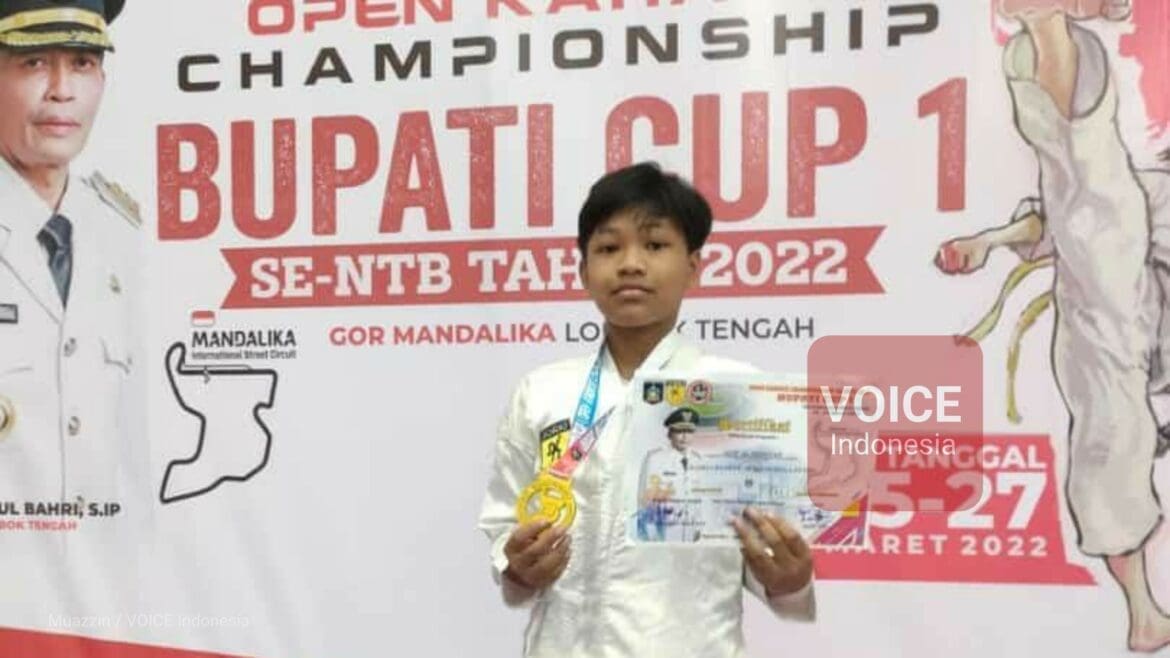 Alif Tambah Koleksi Emas untuk Dojo Inkindo Mataram