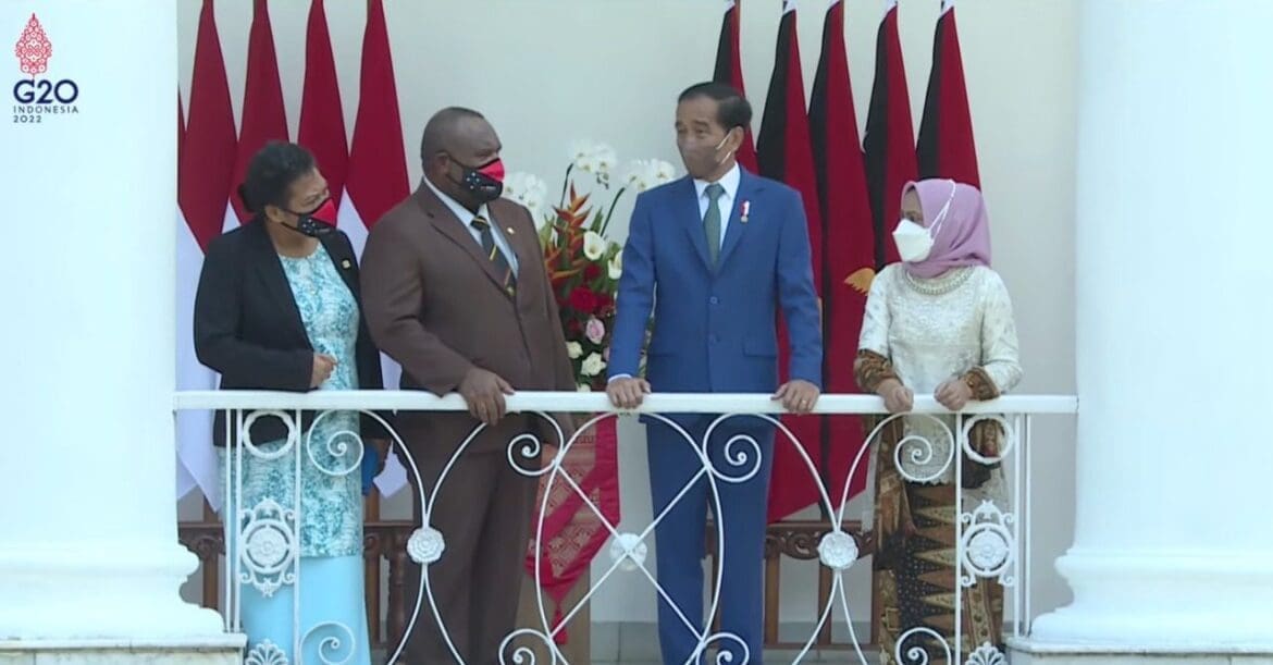 Presiden Jokowi Terima Kunjungan Resmi PM Papua Nugini James Marape