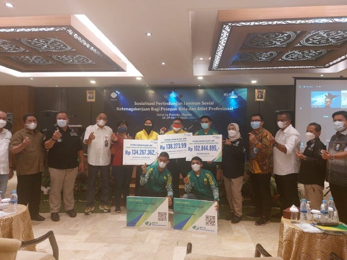 Kemnaker Pastikan Jaminan Sosial bagi Pesepak Bola dan Atlet Profesional di Sumut