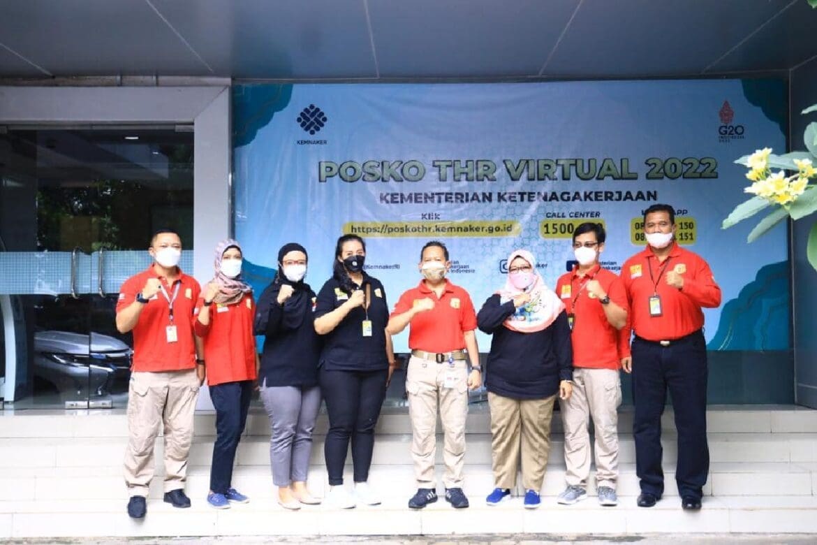 Pantau Pelaksanaan THR 2022, Kemnaker Kunlap Dua Perusahaan