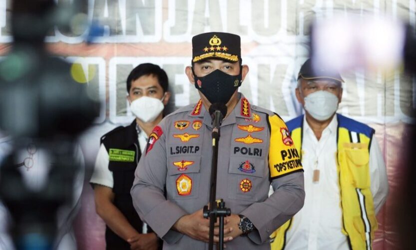 Kapolri Cek Jalur Mudik di Pelabuhan Merak