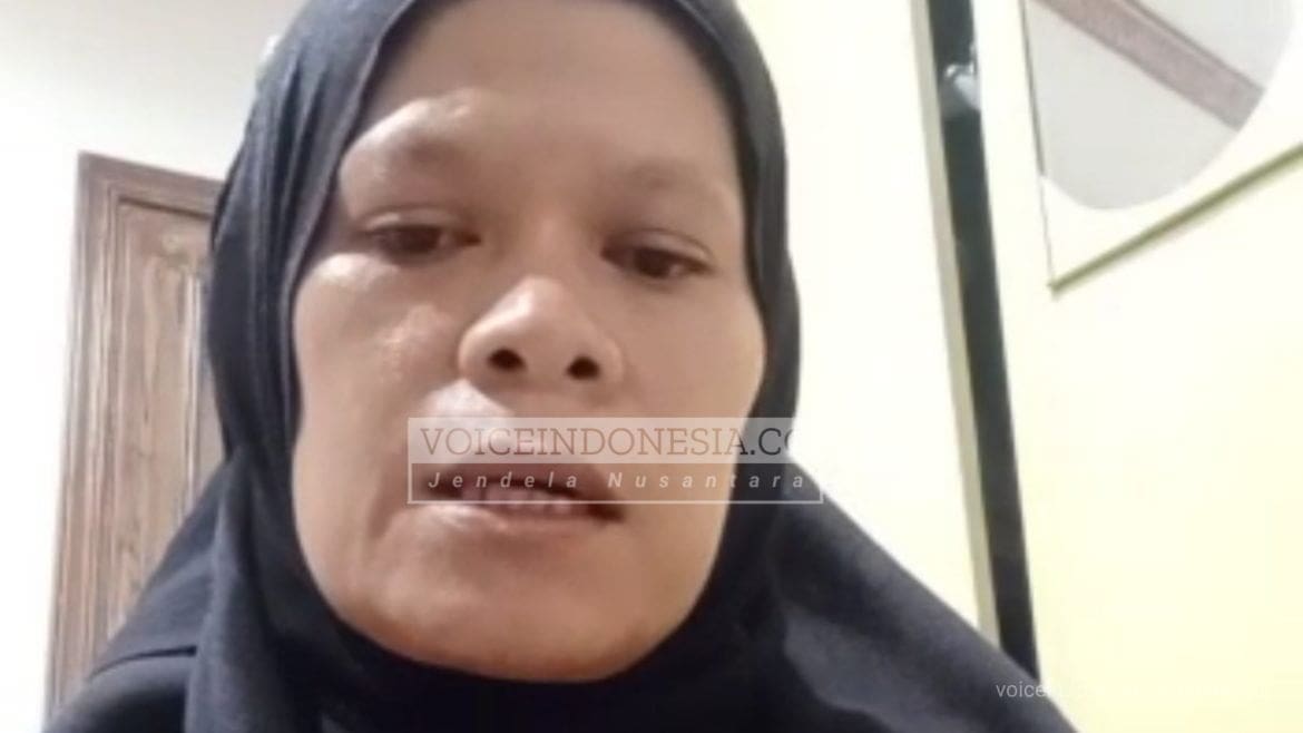 Nurasiah (40) Pekerja Migran Indonesia (PMI) yang berasal dari Majalengka Jawa Barat minta bantuan pemerintah untuk pulang ke Indonesia.
