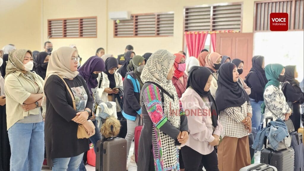 Foto : 32 Calon Pekerja Migran Indoneaia yang berhasil di selamatkan ( VOICEIndonesia.co/as)