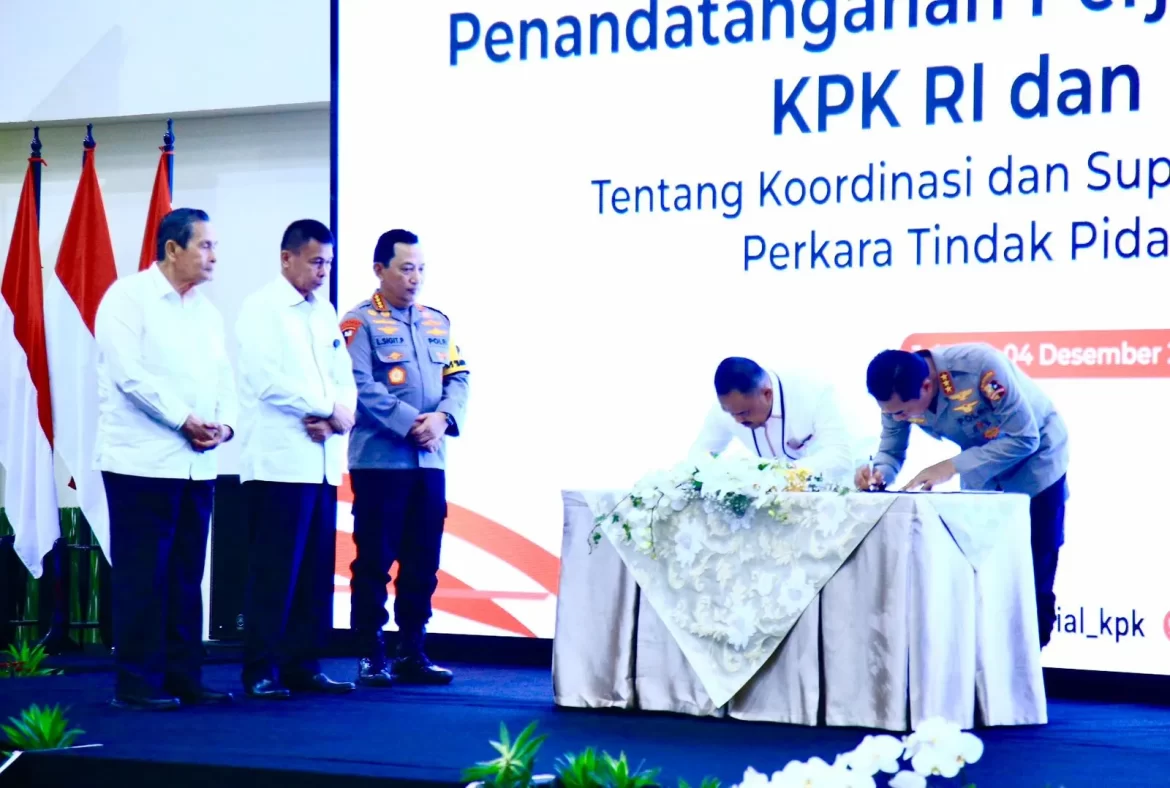 KPK – Polri Jalin Kerja Sama, Bersinergi Untuk Pemberantasan Korupsi