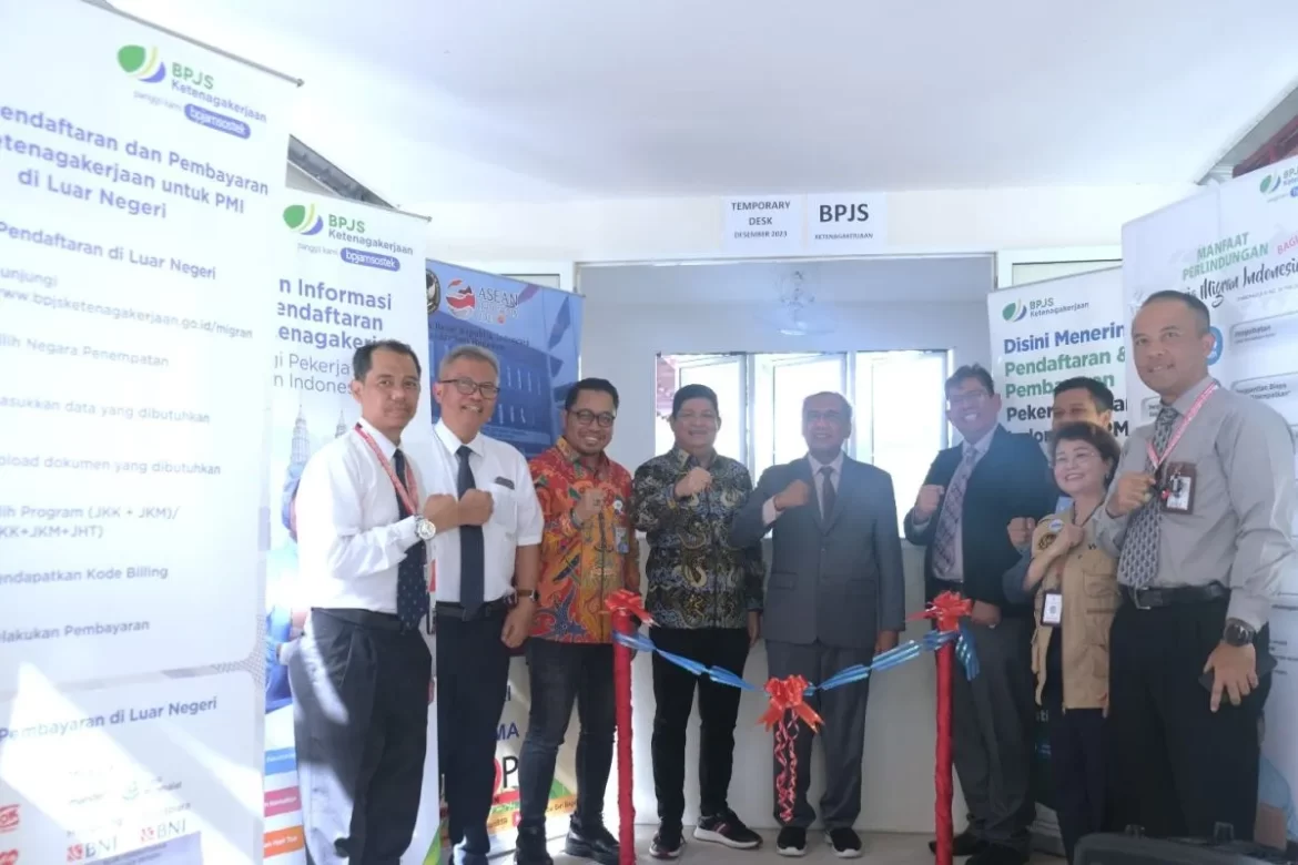 Dubes RI Resmikan Loket Pelayanan BPJS Ketenagakerjaan di Brunei