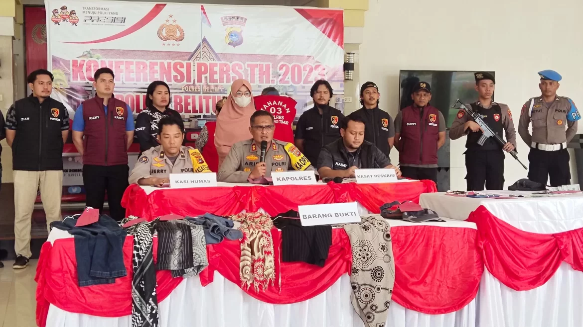 Polres Belitung Timur Ringkus Dua WNA Pencuri kalung emas 