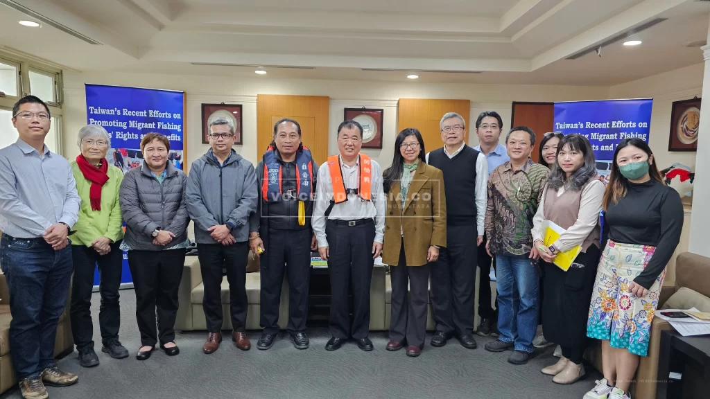 Foto : Ketua Umum SPPI Saat melakukan pertemuan dengan Direktur Zhang ChiSheng pada selasa 16 januari 2024 di Badan Perikanan, Kementerian Pertanian, (Taiwan, ROC)Distrik Zhongzheng, Kota Taipei 10070, Taiwan (Anton Sahadi/VOICEIndonesia.co)