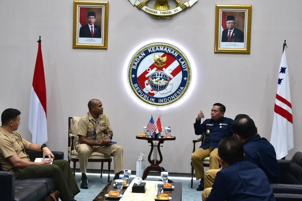 Bakamla RI Terima Perwakilan Prancis Bahas Kerja Sama Keamanan Laut