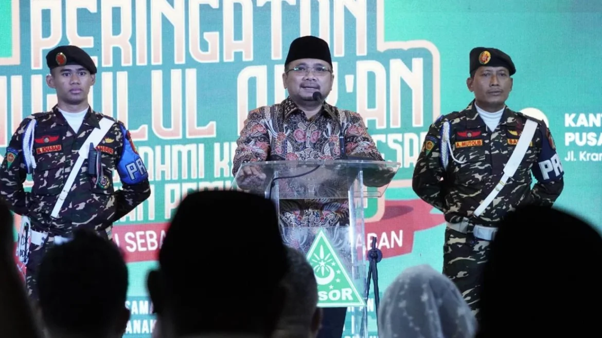 Menag Dorong Kader Untuk Terus Tingkatkan Kapasitas