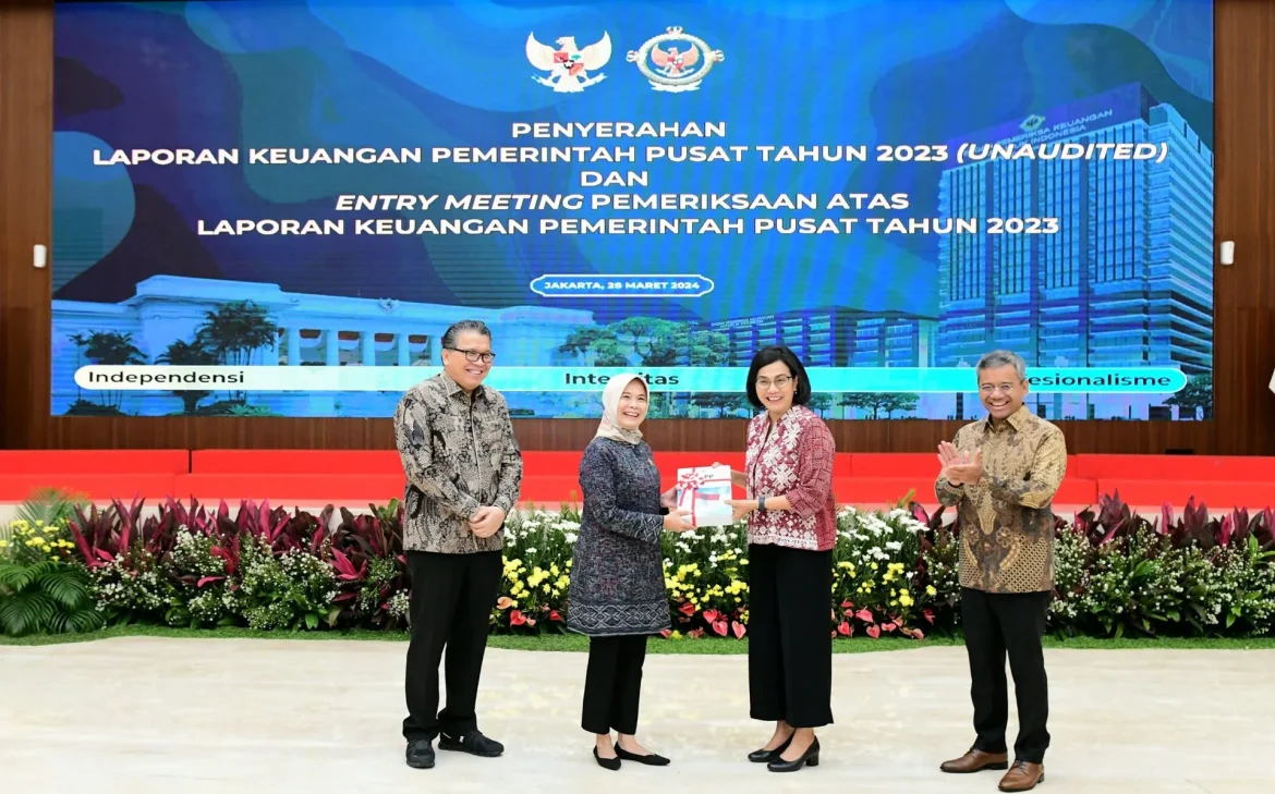 Menkeu Sampaikan Laporan Keuangan Pemerintah Pusat 2023 Kepada BPK