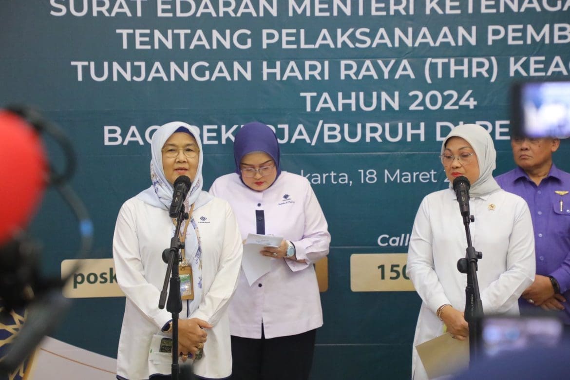 Kemnaker: Pengusaha yang Telat Bayar THR Akan Dikenai Denda 5 Persen