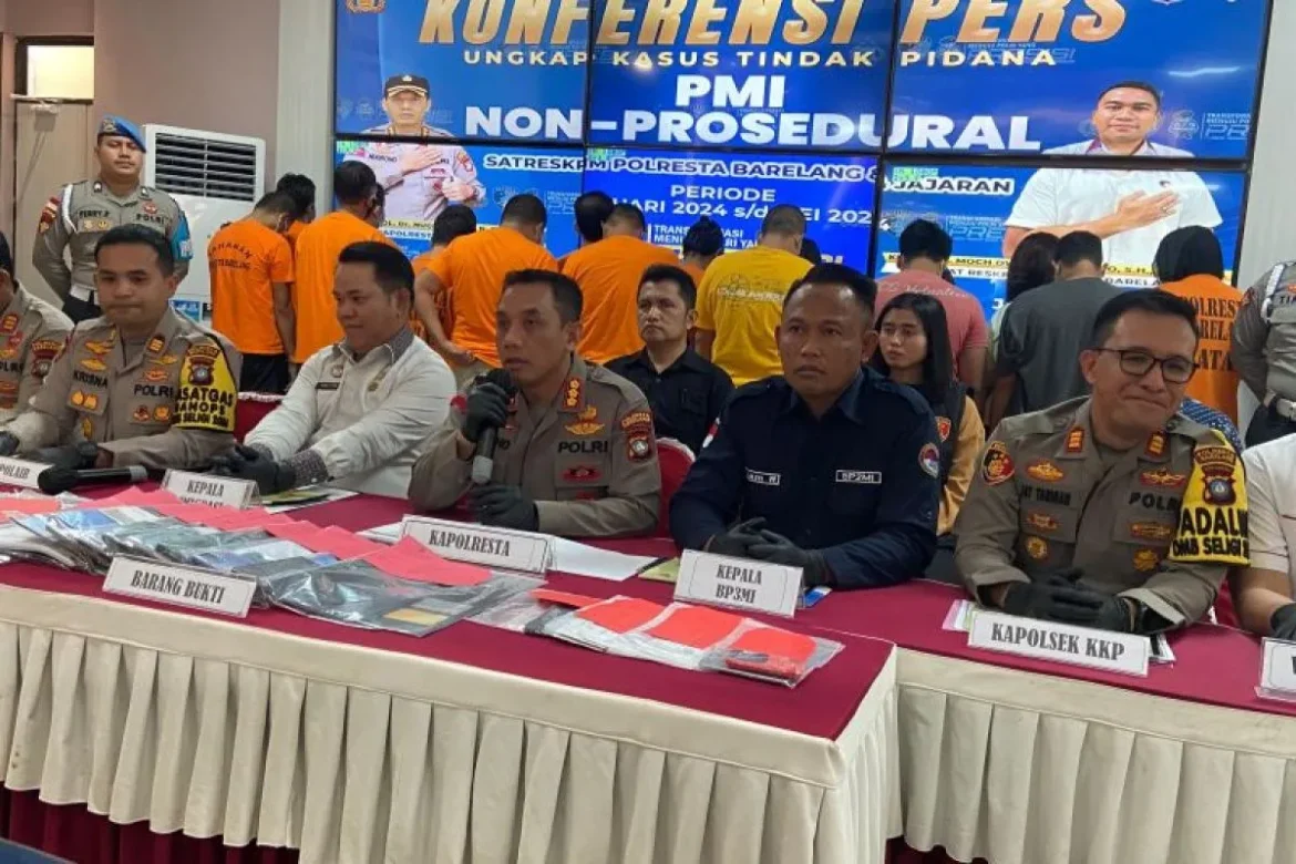 Polresta Barelang Tangkap 24 Orang Perekrut PMI Ilegal
