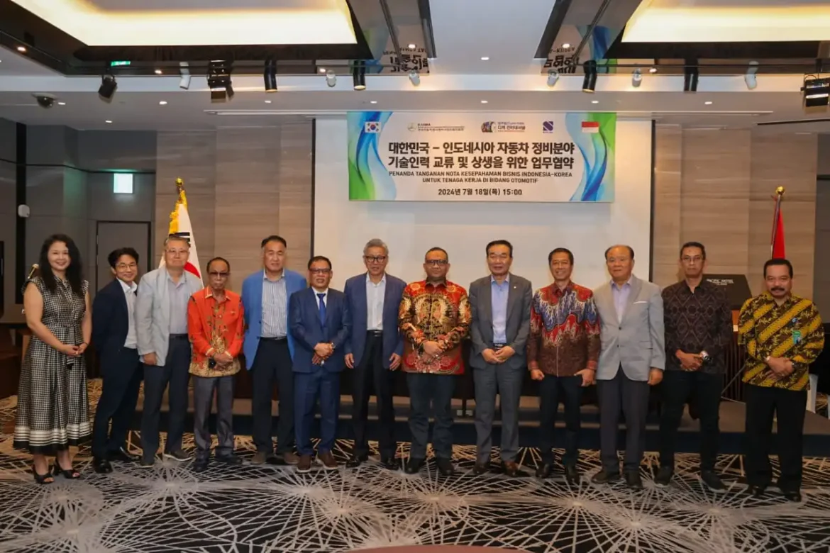 Wamenaker Apresiasi Kerja Sama Bidang Otomotif Antara Perusahaan Indonesia dan Korea