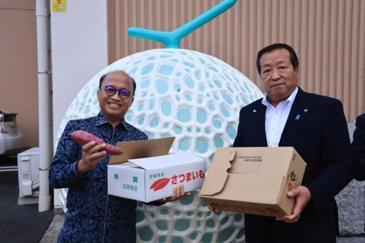 Sekjen Kemnaker Bertemu Wali Kota Hokota Bahas Peluang Kerja di Jepang
