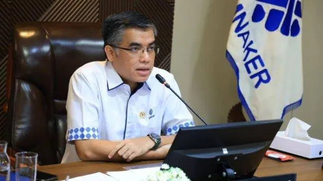 Wakil Menteri Ketenagakerjaan (Wamenaker) Immanuel Ebenezer Gerungan mendukung buruh dalam mengecam kekeraqsan seksual