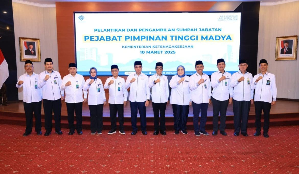 Menaker: Sinergi Pejabat Madya Penting Untuk Kemajuan Ketenagakerjaan