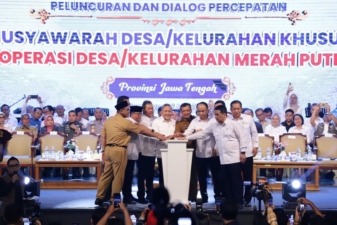 Peresmian Koperasi Desa Merah Putih Provinsi Jawa Tengah.