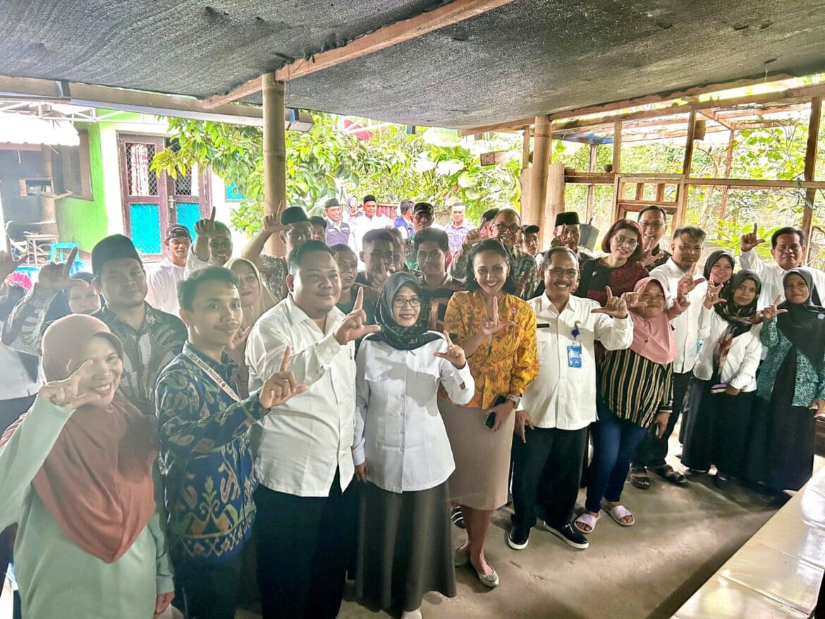 Suasa peresmian Desa Migran Emas di Kabupaten Wonosobo, Jawa Tengah, Rabu (25/6/2025).