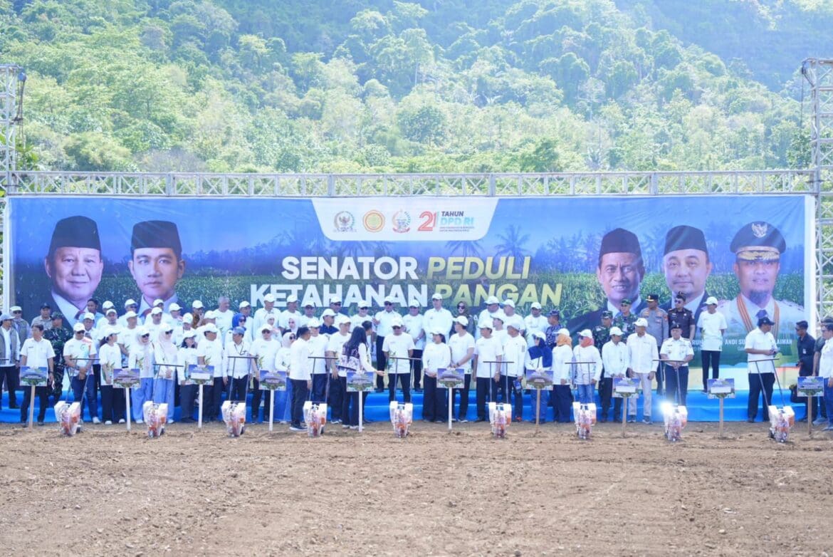 Peluncuran Program Senator Peduli Ketahanan Pangan di Sulawesi Selatan, Sabtu (27/9/2025).
