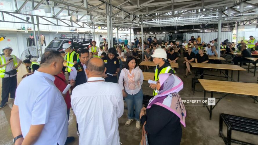 Foto : Tim Direktorat Jenderal Pembinaan Pengawasan Ketenagakerjaan dan Keselamatan dan Kesehatan Kerja ( Ditjen Binwasnaker & K3) saat melakukan Sidak (dok.VOICEIndonesia.co/ist)