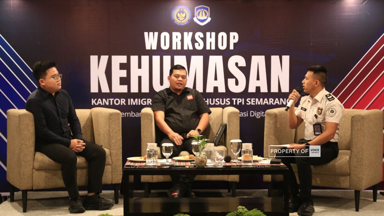 Foto : Kantor Imigrasi Kelas I Khusus TPI Semarang menggelar kegiatan Workshop Kehumasan pada Selasa (10/02/2026) di Kota Semarang.(dok.old.voiceindonesia.co/kanimsus semarang)