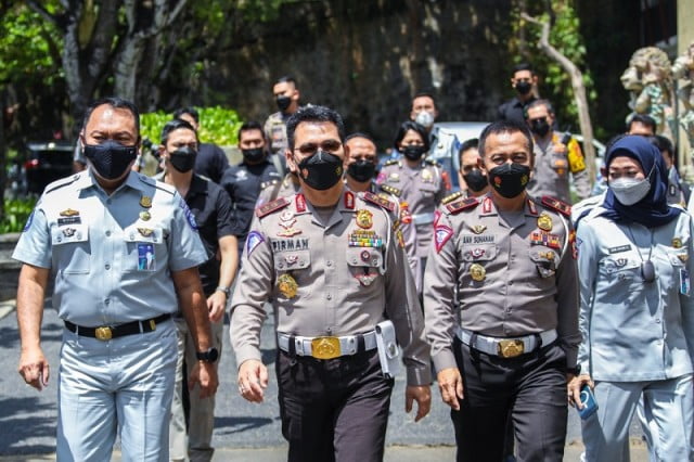 Kakorlantas Cek Pengamanan G20 dan GPDRR 2022 di Bali Kakorlantas Cek Pengamanan G20 dan GPDRR 2022 di Bali