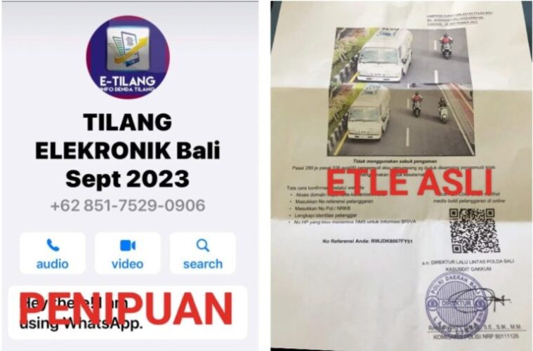 Polda Bali Himbau Masyarakat Waspada Penipuan ETLE Polda Bali Himbau Masyarakat Waspada Penipuan ETLE