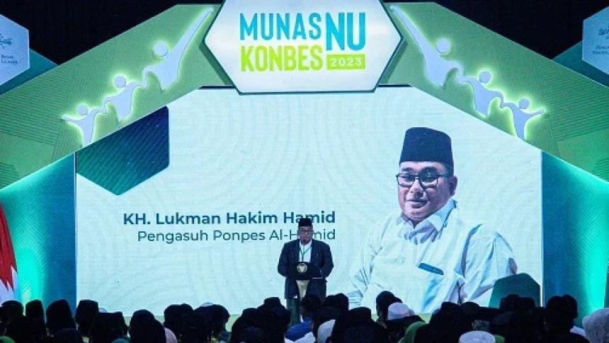 KH Lukman Hakim Hamid: Ponpes Al-Hamid Menyambut Gembira Munas dan Konbes NU KH Lukman Hakim Hamid: Ponpes Al-Hamid Menyambut Gembira Munas dan Konbes NU