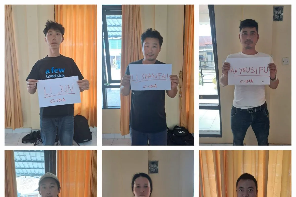 Polres Rote Ndao Tangkap Enam WNA China Terdampar di Rote Polres Rote Ndao Tangkap Enam WNA China Terdampar di Rote
